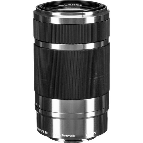 Sony E 55-210mm f/4.5-6.3 OSS Lens (Silver)