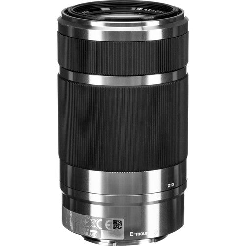 Sony E 55-210mm f/4.5-6.3 OSS Lens (Silver)