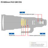 Sony FE 600mm F4.0 GM OSS