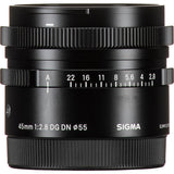 Sigma 45mm f/2.8 DG DN Contemporary Lens for Sony E