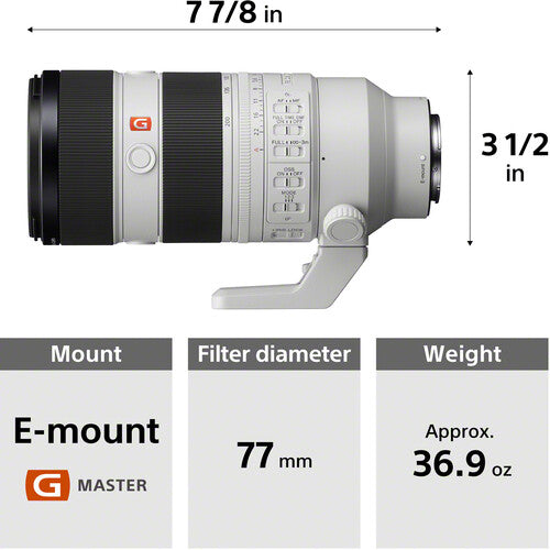 Sony FE 70-200mm f/2.8 GM OSS II Lens – Nelson Photo & Video
