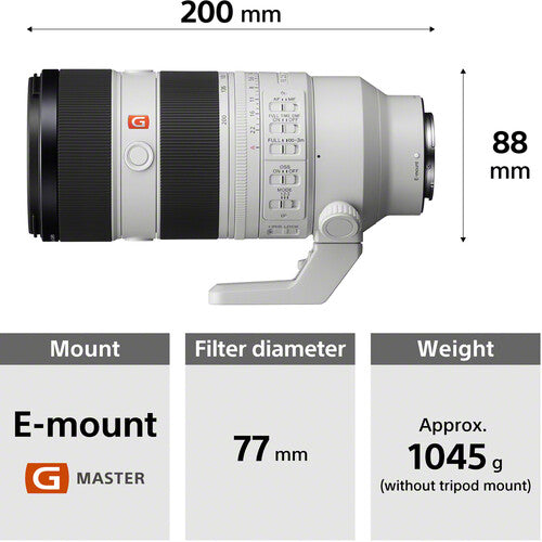 Sony FE 70-200mm f/2.8 GM OSS II Lens – Nelson Photo & Video