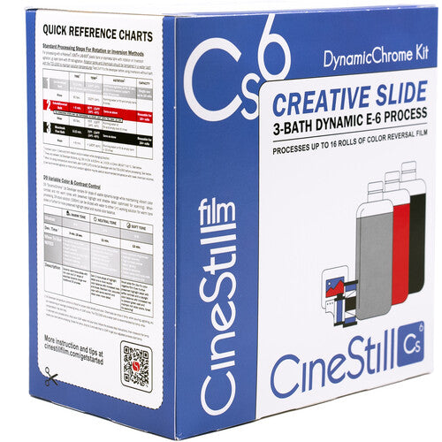 CineStill Film Cs6 "Creative Slide" D9 DynamicChrome 3-Bath E-6 Quart Kit