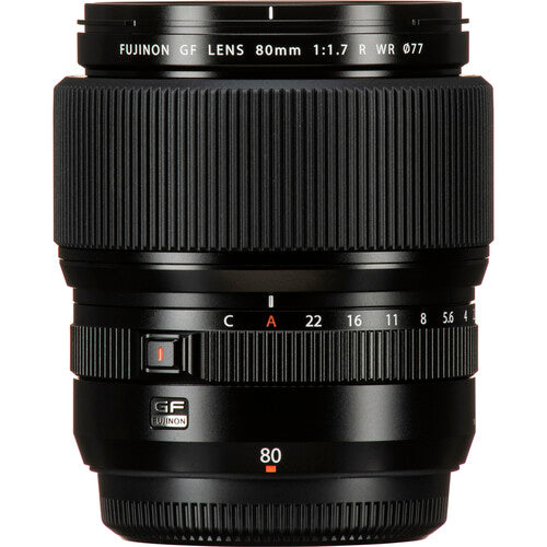 FUJIFILM FUJINON GF 80mm F1.7 R WR GFX Lens