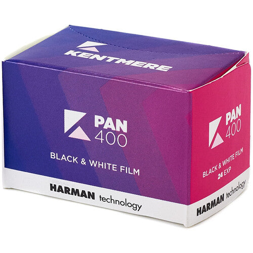 Kentmere Pan 400 Black and White Negative Film (35mm Roll Film, 24 Exposures)