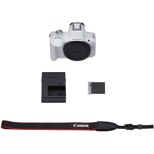 Canon EOS R50 Mirrorless Camera (Body Only, White)