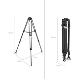 SmallRig FreeBlazer Heavy-Duty Carbon Fiber Tripod (75mm Bowl)