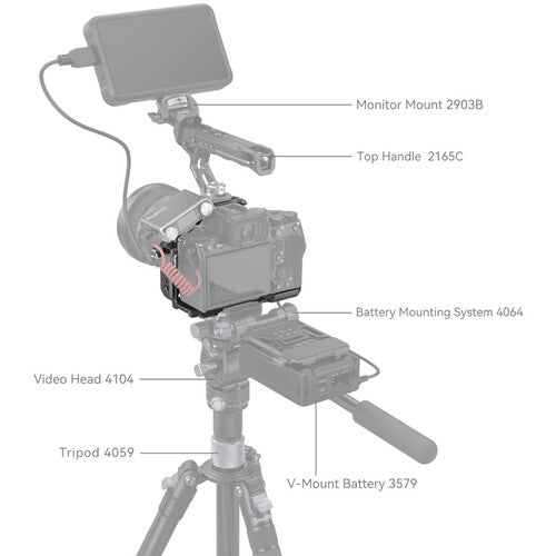 SmallRig "Rhinoceros" Cage Kit for Sony Alpha 7R V / Alpha 7 IV / Alpha 7S III