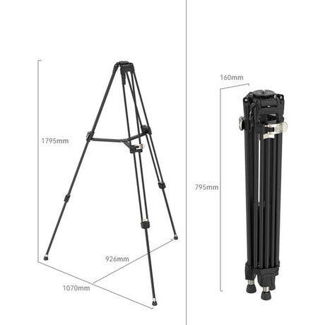 SmallRig AD-80 FreeBlazer Heavy-Duty Aluminum Alloy Tripod