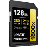 Lexar Pro SDXC 1800x UHS-II 128GB 2-Pack