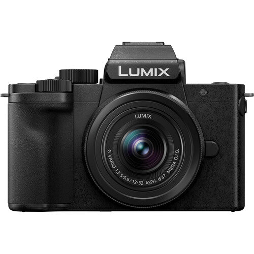 LUMIX G100 Mirrorless Camera with 12-32mm F3.5-5.6 Lens and Tripod Grip