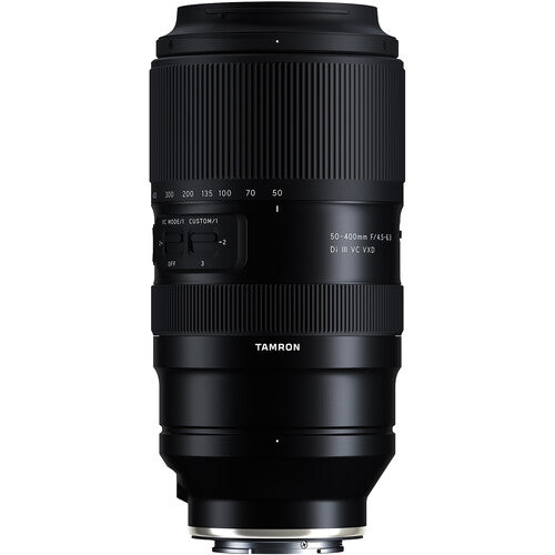 Tamron 50-400mm f/4.5-6.3 Di III VC VXD Lens for Sony E