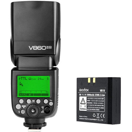 Godox VING V860IIN TTL Li-Ion Flash Kit for Nikon Cameras