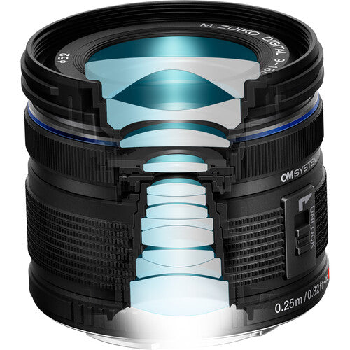 OM SYSTEM M.Zuiko Digital ED 9-18mm f/4-5.6 II Lens (Micro Four