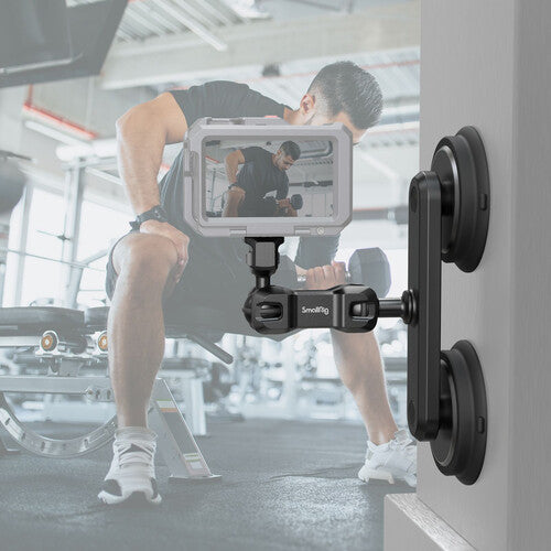 SmallRig Dual Magnetic Suction Cup Mounting Support Kit for Action Cameras