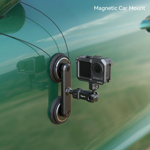 SmallRig Dual Magnetic Suction Cup Mounting Support Kit for Action Cameras