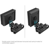 SmallRig Multi-Adjustable Chest Pad Mount Plate with Rod Clamp