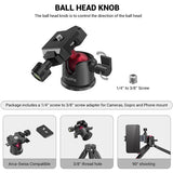 SmallRig Tabletop Mini Tripod with Panoramic Ball Head