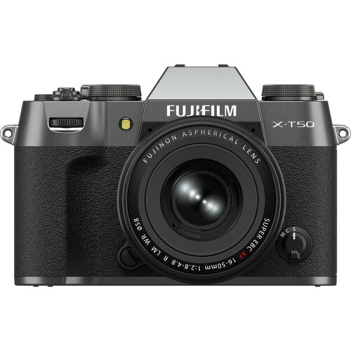 FUJIFILM X-T50, CHARCOAL SILVER with XF16-50mmF2.8-4.8 R LM WR Lens Kit