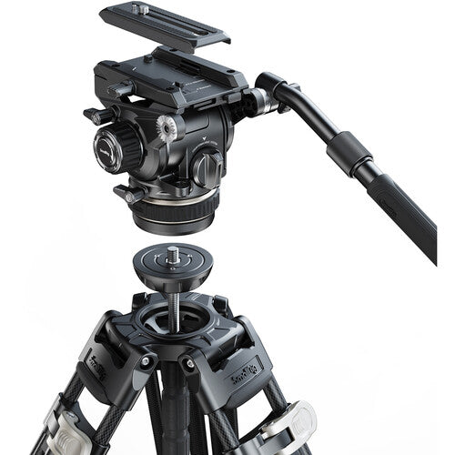 SmallRig AD-120 Heavy-Duty Carbon Fiber Tripod Kit