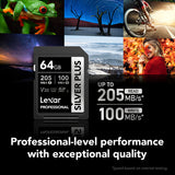 Lexar Professional SILVER PLUS SDXC 64GB