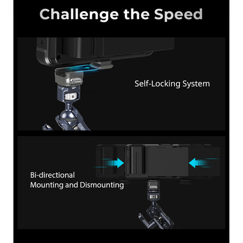 SmallRig HawkLock H18 Quick Release Support with Cold Shoe