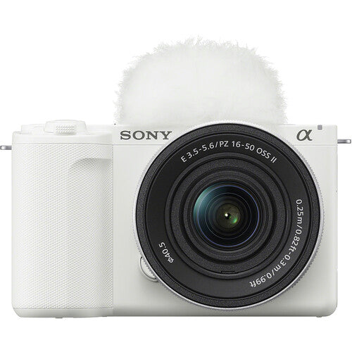 Sony ZV-E10 Mirrorless Camera with 16-50mm Lens (White