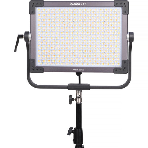 Nanlite Alien 300C RGBWW LED Panel  with Softbox and Eggcrate