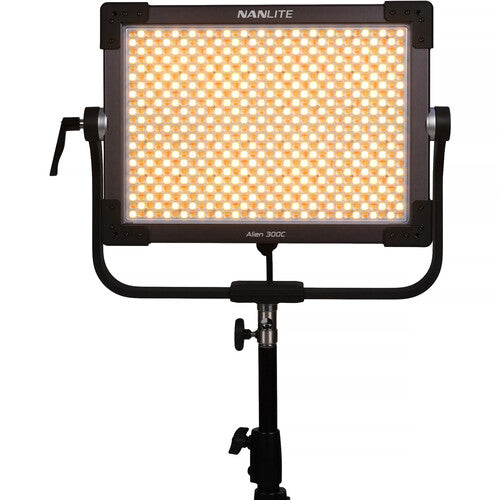 Nanlite Alien 300C RGBWW LED Panel  with Softbox and Eggcrate