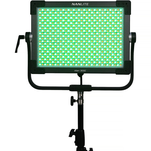 Nanlite Alien 300C RGBWW LED Panel  with Softbox and Eggcrate