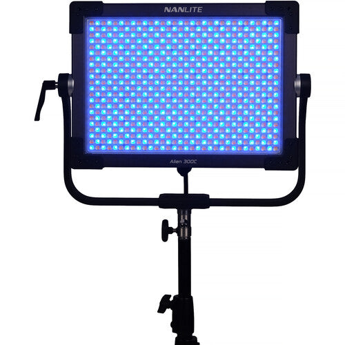 Nanlite Alien 300C RGBWW LED Panel  with Softbox and Eggcrate