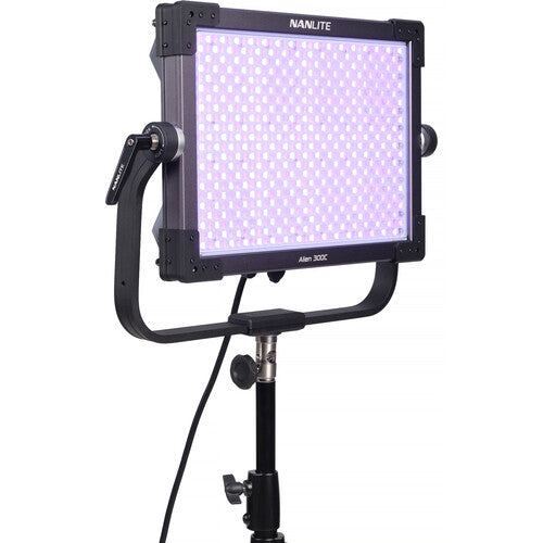 Nanlite Alien 300C RGBWW LED Panel  with Softbox and Eggcrate