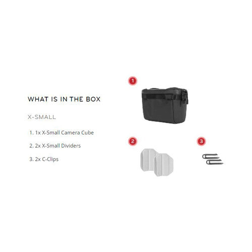 Peak Design Camera Cube V2 (Black, X-Small)