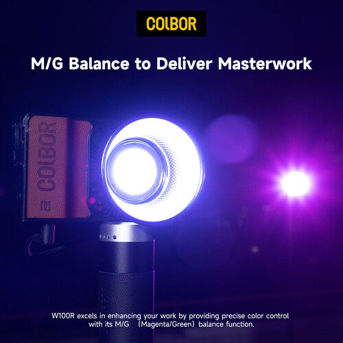 COLBOR W100R Portable RGB LED Monolight