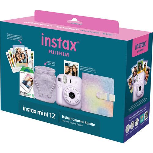 Fujifilm Instax Mini 12 Lilac Purple Holiday Bundle