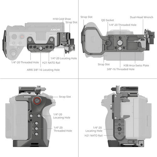 SmallRig HawkLock Quick Release Cage Kit for Sony FX3 / FX30