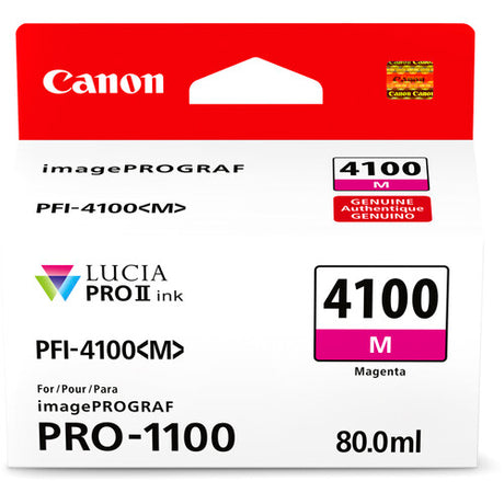 Canon PFI-4100 Magenta Pigment Ink Tank (80mL)