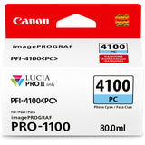 Canon PFI-4100 Photo Cyan Pigment Ink Tank (80mL)