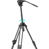 SmallRig Lightweight Video Carbon Fiber Tripod Kit AD-50