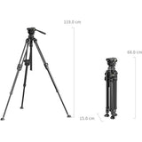 SmallRig Lightweight Video Carbon Fiber Tripod Kit AD-50