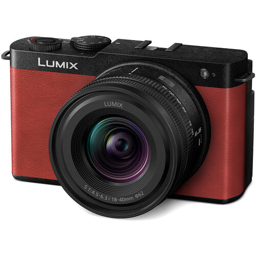 Panasonic Lumix S9 Mirrorless Camera with 18-40mm f/4.5-6.3 Lens (Red)