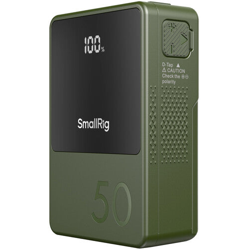 SmallRig VB50 Mini V-Mount Battery (50Wh, Green)