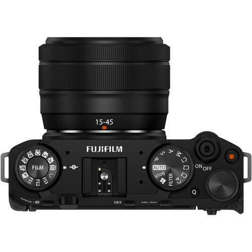 FUJIFILM X-M5 Mirrorless Camera with XC 15-45mm f/3.5-5.6 Lens (Black)