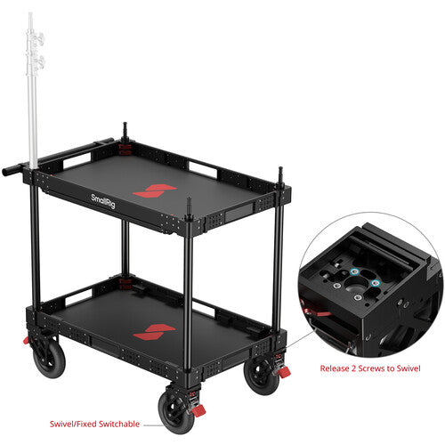 SmallRig 36" Lightweight Video Production Camera Cart
