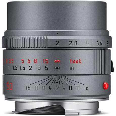 Leica APO-Summicron-M 50 f/2 ASPH. Lens Metal Gray Paint Finish