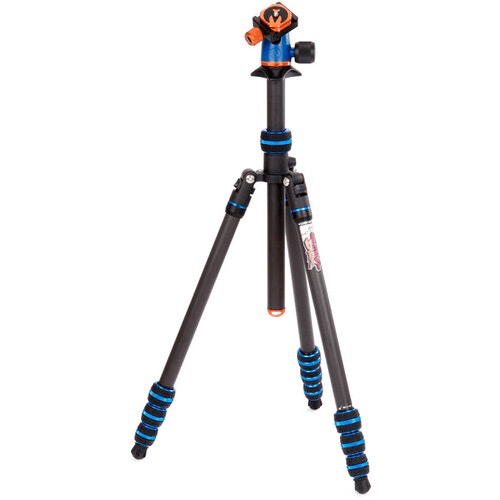 Shop 3 Legged Thing Punks Billy 2.0 Carbon Fiber Tripod with AirHed Neo 2.0 Ball Head (Blue) by 3leggedthing at Nelson Photo & Video