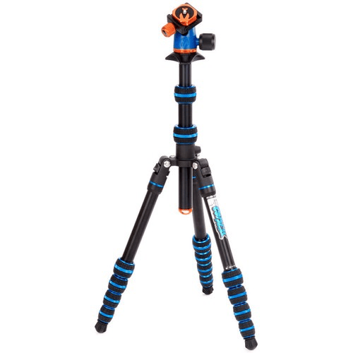 Shop 3 Legged Thing Punks Corey 2.0 Magnesium Alloy Tripod with AirHed Neo 2.0 Ball Head (Blue) by 3leggedthing at Nelson Photo & Video