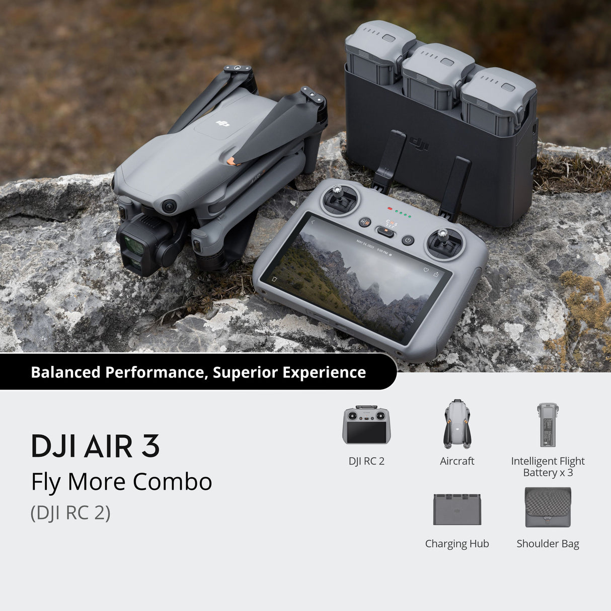 DJI Air 3S Fly More Combo (DJI RC 2)