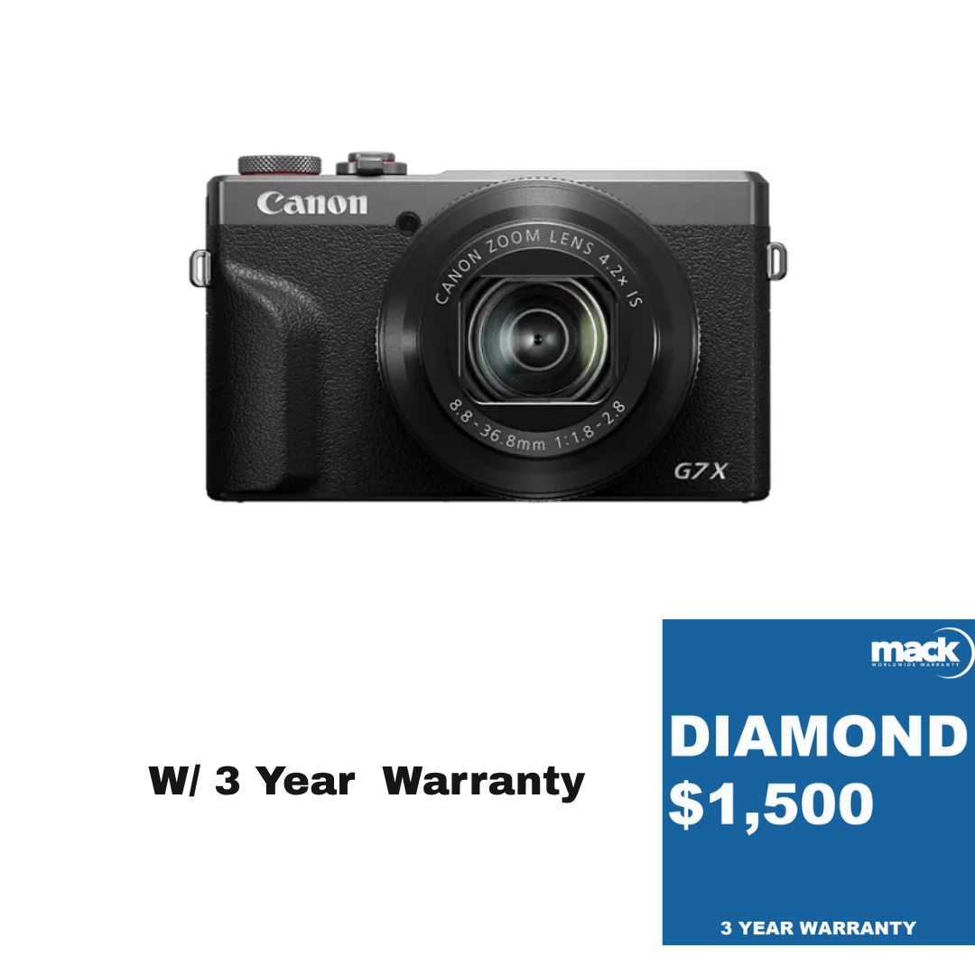 Canon PowerShot G7 X Mark III Digital Camera (Graphite Kit - PowerShot 30th Anniversary Limited Edition) with MACK 3 Year Diamond Warranty - Under $1,500