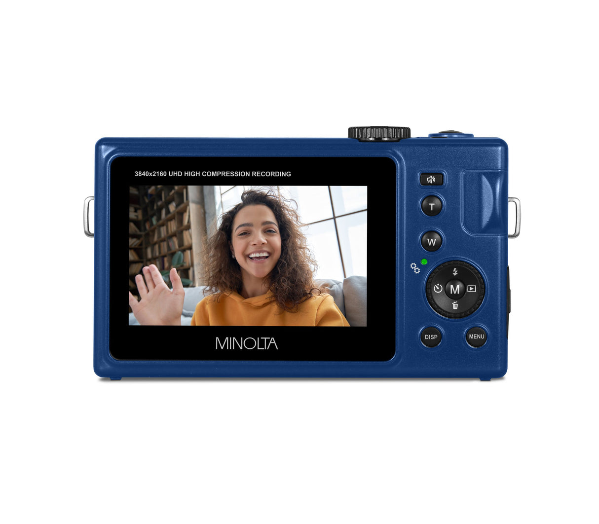 MINOLTA MND25 48 MP Autofocus / 4K Ultra HD Camera w/Selfie Mirror (Blue)